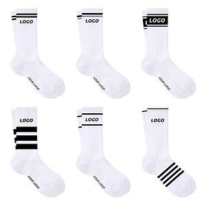 [Hot Item] Manufacturers High Quality Unisex Custom Logo Design Fashion Men Crew Cotton Sport Socks