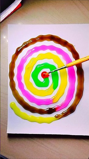 Soothing Color Mixing for Stress Relief! #relaxing