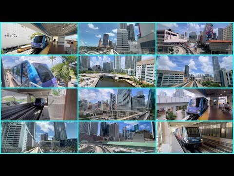 Miami, Florida - Metromover - Complete Tour