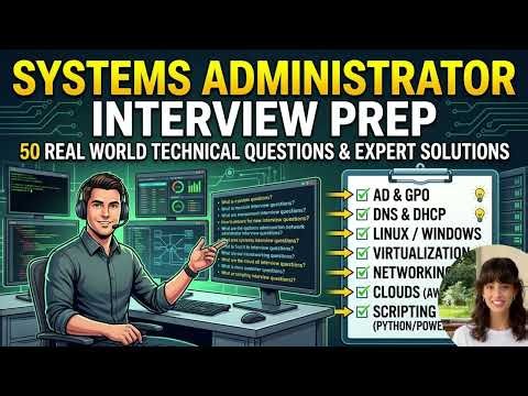 Systems Administrator Interview 50 Real Technical Questions & Answers