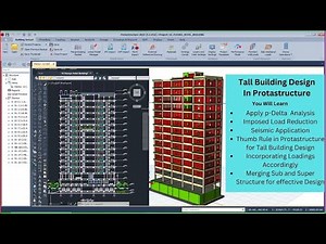 15 Floors Tall Building Design in Protastructure (All Settings Required to Avoid Errors)