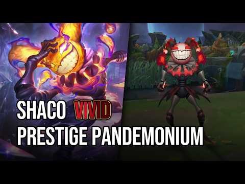 Prestige Pandemonium Shaco Skin | League of Legends | Vivid Chromas