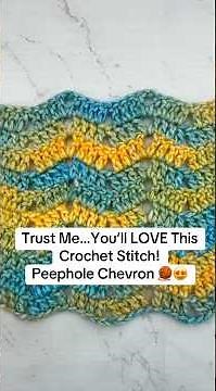 This Beautiful Chevron Crochet Stitch Is Easier Than You Think! 😍🧶