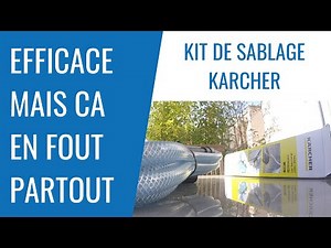 I tried Karcher Sandblasting.