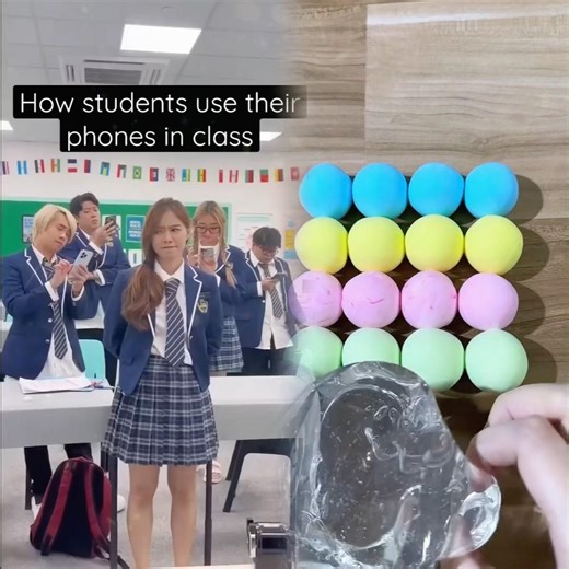 The different ways students use their phones in class 😳