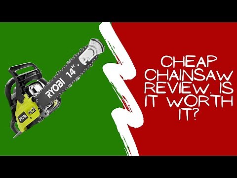 14” Ryobi Gas Chainsaw Review