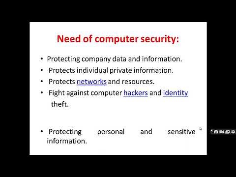 Importance of computer security