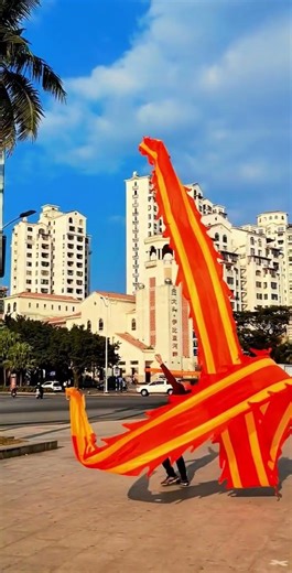 Vibrant Square Dance Performance | Colorful Scarf Dance Lights Up Community Cultural Activities 🌈💃