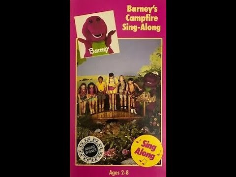 Barney's Campfire Sing Along 1992 VHS