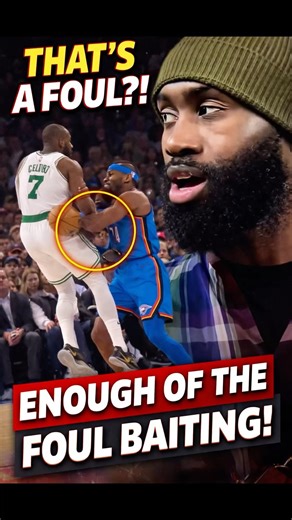 Jaylen Brown had ENOUGH of SGA's Foul Baiting!