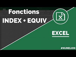 Fonctions INDEX et EQUIV - Tutoriel pour afficher la valeur d'un tableau