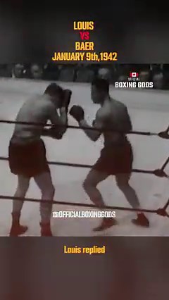 Joe Louis Blasts Buddy Baer at the Garden This Day January 9, 1942 👑🐐🥊 Joe Louis 206½ lbs Buddy Baer 250 lbs KO at 2:56 in round 1 Madison Square Garden, New York Referee: Frank Fullam World Heavyweight Championship • #joelouis #buddybaer #OnThisDay #rematch #knockout #reels #boxing | Boxing Gods Inc.
