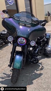 25 reactions | @precisionharleydavidson recently lit up this one with ProGLOW color changing Headlight & Passing Lamps, LED Windshield Trim, Fairing Vent Insert, and ProBEAM Dynamic Ringz turn signals! . Shop online or visit your local #DragSpecialties dealer for all the details! | Custom Dynamics Motorcycle LED Lights & Accessories | Facebook