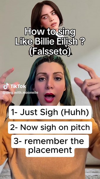 Cómo cantar como Billie Eilish: aprende a usar el falsetto