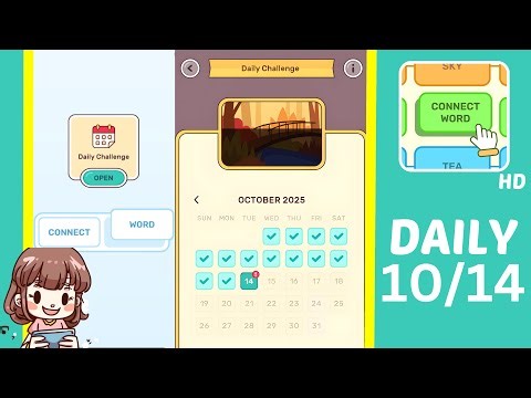 Connect Word Daily Challenge October 14 Answers Walkthrough