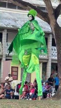 Moko Jumbies in The Old Yard 26 - Bois! (Recap) #dcfa #traditionalmas #theoldyard26 #mokojumbie #uwi