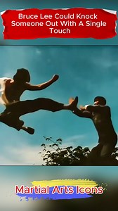 Bruce Lee Could Knock Someone Out With A Single Touch #fyp #viral #funny #brucelee | Martial Arts Icons