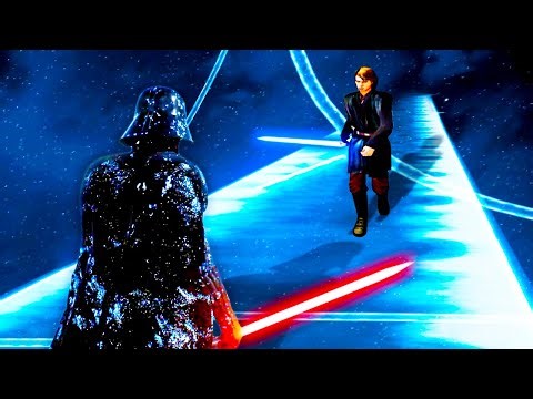 I found the BEST Lightsaber Dueling Game Ever Made…