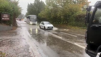 Flooding on Welshpool Road in Shrewsbury