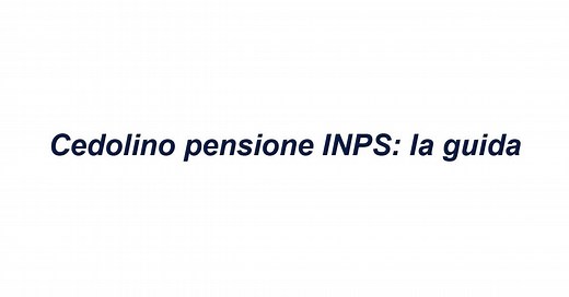 129K views · 332 reactions | Per chi vuole conoscere in tempo reale l’ammontare dei contributi previdenziali versati o consultare il proprio cedolino pensione: ecco come funziona il servizio INPS online dedicato a lavoratori e pensionati. | PMI.it | Facebook