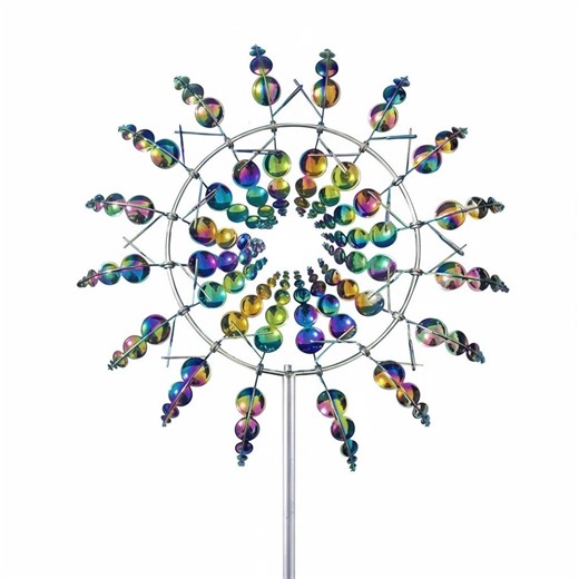 Unique Kinetic Wind Spinner Metal Garden Sculpture Outdoor Yard Art Decor - Etsy