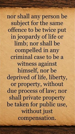 🇺🇸 The Fifth Amendment | Bill of Rights | American Visual Archive