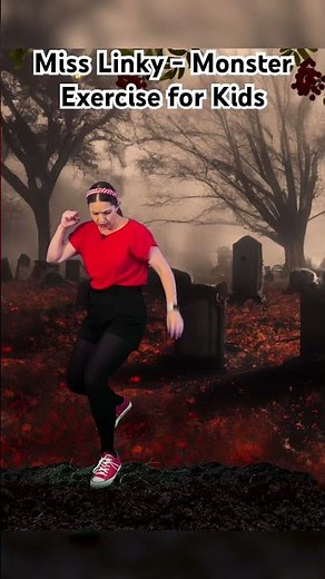 Check out the Monster Exercise for Kids 🧟‍♀️! #misslinky