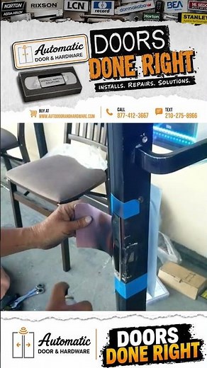 How to Repair a Damaged Storefront Door Lock After a Break-In #shorts #doorrepair #storefrontdoor