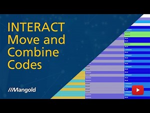 How to reorganize your coded data for more statistical calculation options in Mangold INTERACT