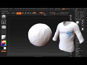 Creating Clothing in ZBrush (sculpt cloth)