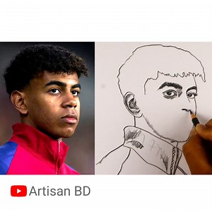 How To Draw Lamine Yamal Spain Football #drawing #lamineyamal #football #usa #cr7 #art #sayeddrawingacademy | Sayed Drawing Academy