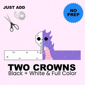 Seahorse Crown / Party Hat / Mask / Costume / Animal / Headband ** Two Crowns **