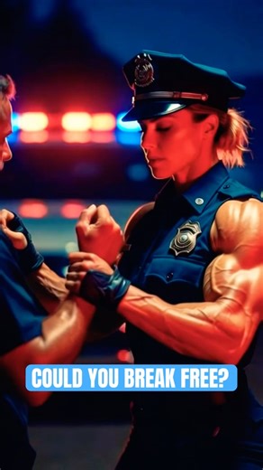 Muscular Cop Takes Control in Seconds 😳💪