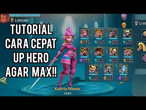 TUTORIAL!!! || CARA CEPAT AGAR HERO CEPAT MAX😱😱 || LORDS MOBILE INDONESIA