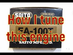 Saito FA-100T How I Tune it Explained
