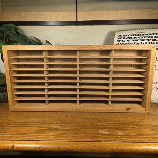 Vintage Napa Valley Cassette Wooden Holder Rack - Holds 36 Tapes - Music Slot Storage Wall Organizer Box - Etsy
