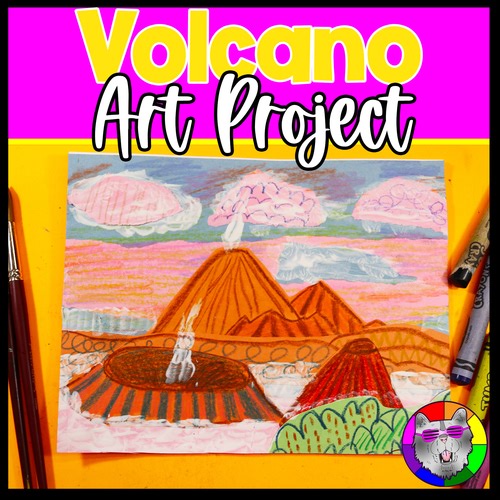 Java Volcano Landscape Art Project Indonesia Art Lesson Activity Primary Art