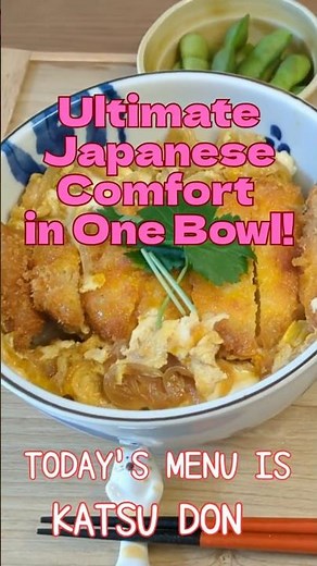 Easy Katsudon Recipe | Japanese Pork Cutlet Bowl (Tonkatsu Don)#shorts