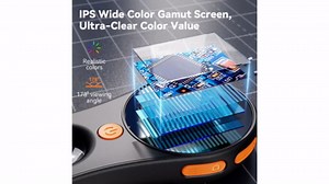 Handheld Digital Microscope, Portable Pocket Microscope with 8 LED, 1920x1080P HD, 500X Magnification for Plant, Stone, Animal