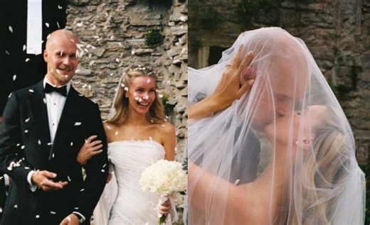 Elias Pettersson finally gives fans a glimpse into his intimate summer wedding with model Katelyn [MUST SEE]