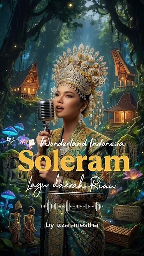 SOLERAM - LAGU DAERAH | Sumatra Riau | Wonderland Indonesia (izza ariestha)