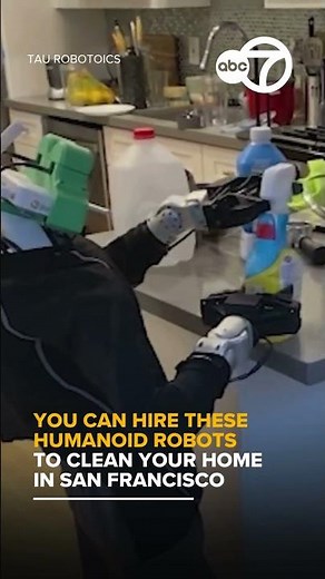 You can hire these humanoid robots to clean your home in San Francisco