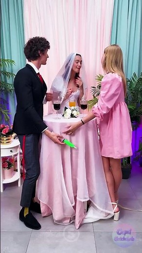 The exact moment they lost the wedding ring 😭💍 #wedding #funny