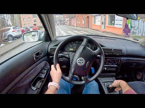 1997 Volkswagen Passat [1.9 TDI 110HP] | POV Test Drive #1615 Joe Black