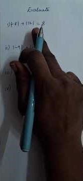 evaluate # integers