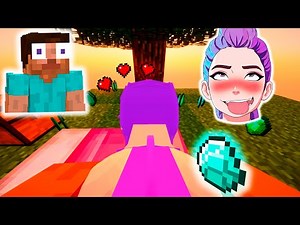 I Gave Jenny-RUMI Tyan a Diamond in Minecraft Skyblock… THIS HAPPENED part 4
