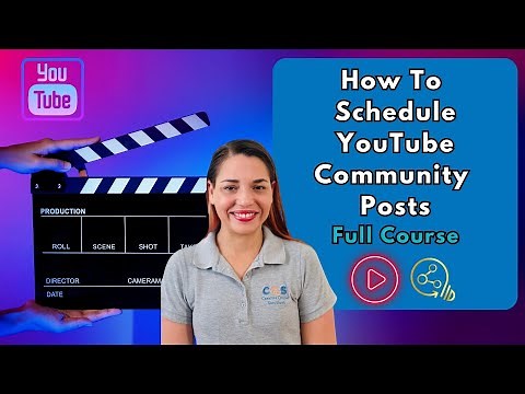 How To Schedule YouTube Community Posts | Full Tutorial