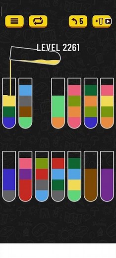 water sort puzzle - level 2261