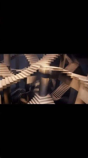 🌀 Hypnotic Staircase | Endless Optical Illusion