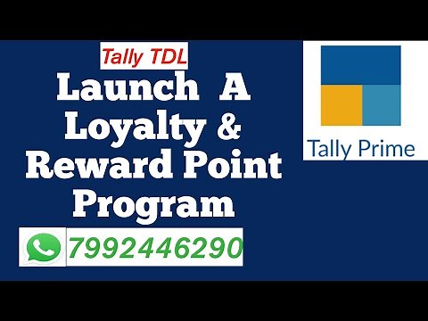 How to implement Loyalty & Reward point program in tally | Tally tdl